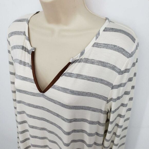 Infinity Raine Tunic Blouse Loose Pullover Long Sleeves - Picture 3 of 5